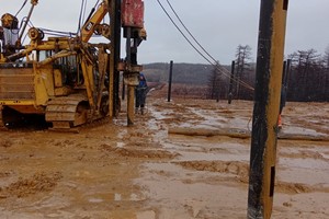 Строительство нефтепровода в Сахалинской области